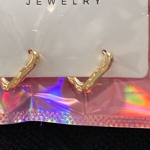 NWT Huggies style Stainless steel earrings